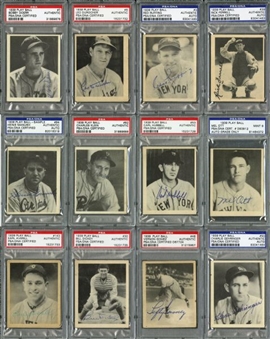 1939 Play Ball Signed Cards Collection (55) with 12 HOFers including Gehringer and Dickey 